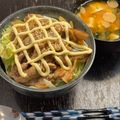 yuzunon's cooksnap of when they made 簡単こってり こく旨 豚丼.
