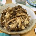 seacomet's cooksnap of when they made 舞茸・しめじ・エリンギのバルサミコ酢炒め.