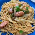 seacomet's cooksnap of when they made フライパンひとつで！喫茶店のナポリタン✿.