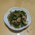 ラリー＆サラ's cooksnap of when they made ピーマンと豚肉、春雨の塩味炒め。.