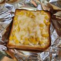 ゆかりんご117♪'s cooksnap of when they made 朝の定番＊チーズコーントースト.
