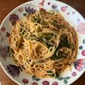 ナチュキチ♪'s cooksnap of when they made ピリ辛っ ﾟДﾟ)ワンポットナポリタン☆.