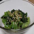 fu♪♪'s cooksnap of when they made レンジで簡単☆小松菜の塩昆布ナムル風.