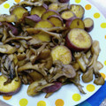 mink22's cooksnap of when they made 秋の味☆さつまいも・舞茸・バター醤油炒め.
