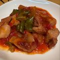 ほのぼのいっこ's cooksnap of when they made ☆豚コマとホールトマトの酢豚☆.