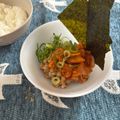ankotetu's cooksnap of when they made 私のお昼ご飯～納豆キムチ＋海苔.