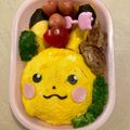 クックFX5RNN☆'s cooksnap of when they made キャラ弁☆ピカチュウのオムライス弁当.