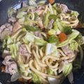 クックGCU7RE☆'s cooksnap of when they made 簡単！めんつゆを使った焼きうどん！.