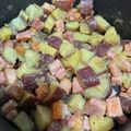 toshio39's cooksnap of when they made さつまいもとマッシュルームのアヒージョ.
