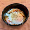 島子☆'s cooksnap of when they made 温玉キムチにすりごま♪.