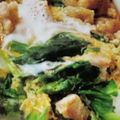 ゆま's cooksnap of when they made ★唐揚復活★スーパーの冷えた唐揚で親子丼.