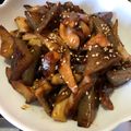mammy_co's cooksnap of when they made エリンギとこんにゃくのピリ辛炒め.