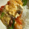 9ma9ma's cooksnap of when they made トマトと豆腐の卵炒め.