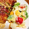 あんまかろん☆'s cooksnap of when they made 半熟卵とブロッコリーのごまマヨサラダ.