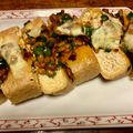 さすらい's cooksnap of when they made 栃尾のあぶらげでネギ納豆のチーズ挟み.