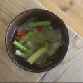 みるく茶's cooksnap of when they made 冷蔵庫の残りもので！サラダスープ.