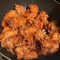 仁木楼図's cooksnap of when they made 手羽元で★ソジンの家風ヤンニョムチキン.