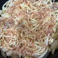 ママメイン！時々子供's cooksnap of when they made 味付けはめんつゆ♡簡単 焼きうどん♡.