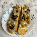 ナピト's cooksnap of when they made おせちの残りで♪黒豆粉チーズトースト.
