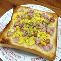 YCHキッチン's cooksnap of when they made コッペリア刻みウインナーとコーントースト.