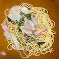 クックOX59B5☆'s cooksnap of when they made 七草の和風パスタ.