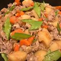 Blue's cooksnap of when they made きほんの肉じゃが.