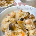 オウジリリノエ's cooksnap of when they made コクうま♪きのこと鶏の炊き込みご飯.