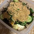 さんちゃん（╹◡╹）'s cooksnap of when they made きゅうりとなすの塩昆布和え.