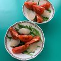 クックあさみちゃん's cooksnap of when they made 生ホタテの梅肉カルパッチョ.