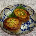 ★ころんたん★'s cooksnap of when they made れんこん❂照り焼き豆腐ハンバーグ.