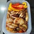 えんもん's cooksnap of when they made 夏野菜の南蛮マリネ♪なすパプリカ等.