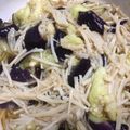 さおりん@料理特訓中's cooksnap of when they made レンジだけ★茄子とエノキ中華風和え物.