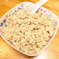 アイコ０９１５'s cooksnap of when they made 鶏むね肉のしっとりそぼろ.