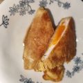 ちゃちゅ2's cooksnap of when they made 簡単お弁当にも♪油揚げに卵ポン♪の甘辛焼.