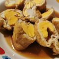 ママさん☆123's cooksnap of when they made 油揚げdeお袋煮玉子.