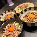 ちょんなぎ's cooksnap of when they made ジャージャー麺風♪甘辛肉味噌乗っけ素麺.