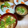 ルぴあ's cooksnap of when they made 水菜のシャキシャキ味噌汁.