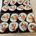 あい♪らんど's cooksnap of when they made 太巻き♡海鮮巻き 恵方巻き.