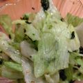 レモネード滝's cooksnap of when they made レタスとジャバン(韓国)のりの簡単サラダ.