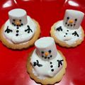 ゆきこ6's cooksnap of when they made クリスマス♡とろけるスノーマンクッキー.