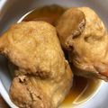 ムーヒツジ's cooksnap of when they made ふわじゅわっ☆鶏ひき肉の油揚げ包み煮＊＊.