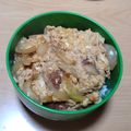 ナーちゃん's cooksnap of when they made 鶏むねでやわらかチキンカツ丼.