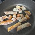 クックA21QBO☆'s cooksnap of when they made 超簡単♪餃子の皮で☆ウインナー巻き.