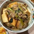 my7033's cooksnap of when they made 豚コマと厚揚げの甘辛しょうが醤油炒め.