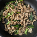 さんすけママ☆'s cooksnap of when they made 豚こまと小松菜のオイスター炒め.
