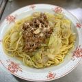 ミアンミアン's cooksnap of when they made キャベツとツナ缶で和風パスタ.