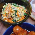 ひっこ's cooksnap of when they made ☆小松菜・人参・豆もやしの３色ナムル☆.