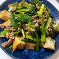 ponpocojp's cooksnap of when they made 簡単＊旨い＊厚揚げとニラと挽肉の中華炒め.