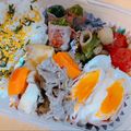 柴犬のお顔☆'s cooksnap of when they made お弁当に！レンジで簡単ハムエッグ♪.