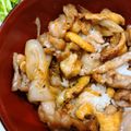 たま2人の母。's cooksnap of when they made 簡単メイン☆豚こま油揚げのすき焼き風炒め.